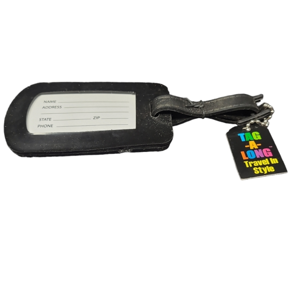 NEW - ANIMAL PRINT RUBBER LUGGAGE TAG - Picture 3 of 7
